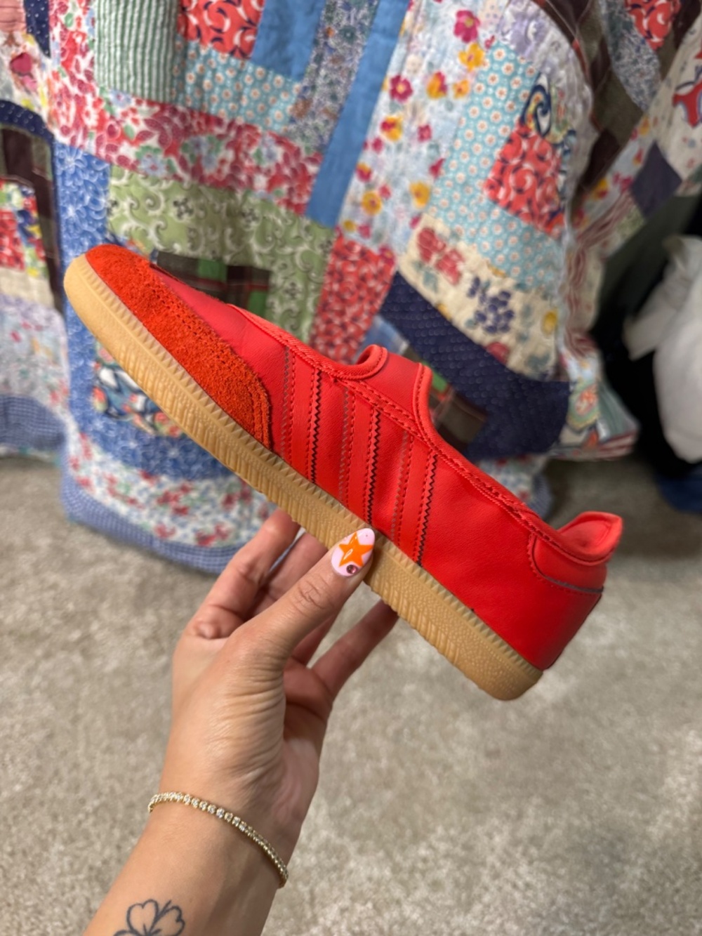 red Adidas samba mary jane - Picture 2 of 8